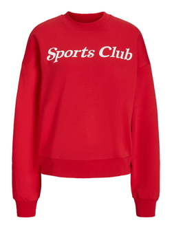 Sudadera de cuello redondo Sports club Jjxx High Risk Red