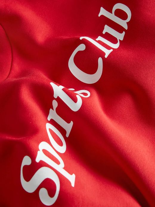 Sudadera de cuello redondo Sports club Jjxx High Risk Red