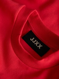 Sudadera de cuello redondo Sports club Jjxx High Risk Red