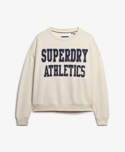 Sudadera de cuello redondo Superdry Athletics Superdry Desert Sage