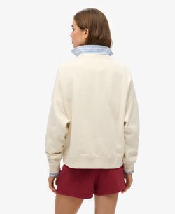 Sudadera de cuello redondo Superdry Athletics Superdry Desert Sage