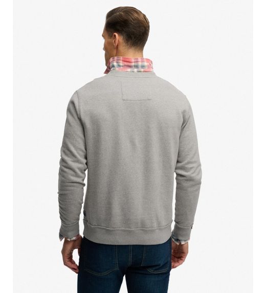 Sudadera de cuello redondo Superdry Athletics Superdry Light Grey Mela