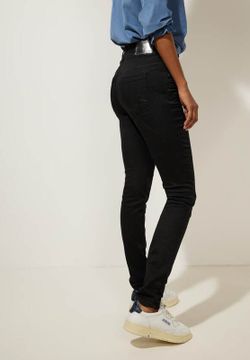 Tejano 5 bolsillos HW skinny Street One Black