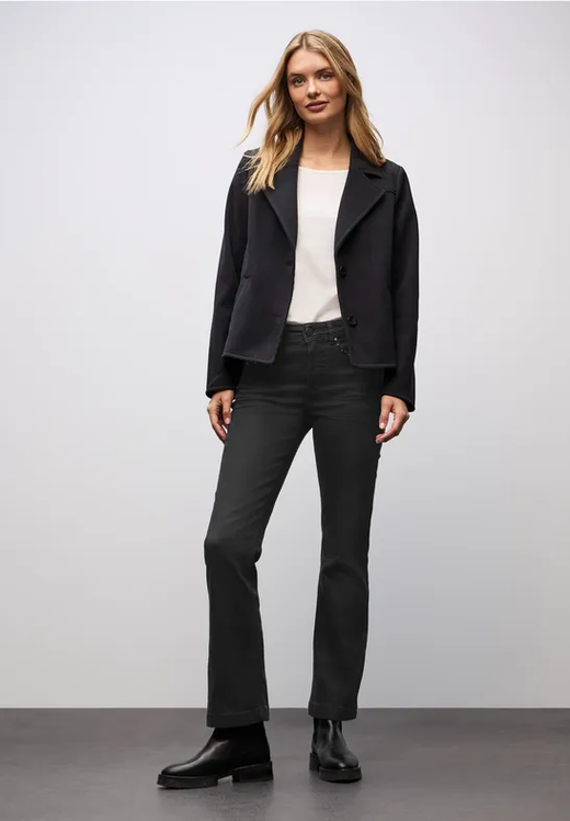 Tejano 5 bolsillos acamapanado y con tachuelas Street One Black