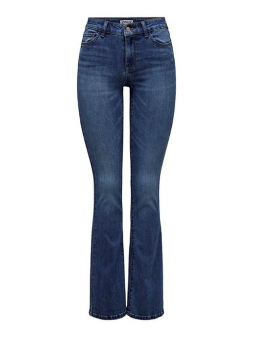 Tejano 5 bolsillos acampanado Only Medium Blue