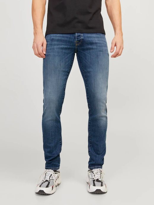 Tejano 5 bolsillos azul medio desgastado Jack & Jones Blue Denim