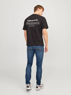 Tejano 5 bolsillos azul medio desgastado Jack & Jones Blue Denim