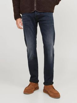 Tejano 5 bolsillos azul oscuro Jack & Jones Blue Denim