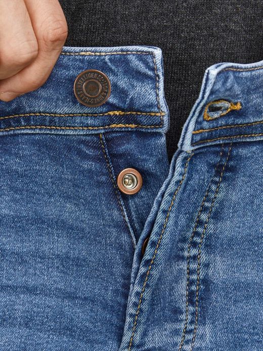 Tejano 5 bolsillos básico elástico Jack & Jones Blue Denim