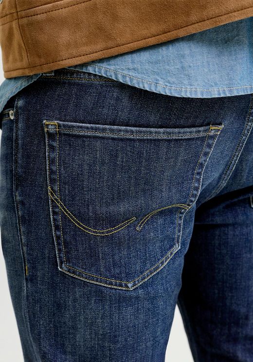 Tejano 5 bolsillos bootcut Jack & Jones Blue Denim