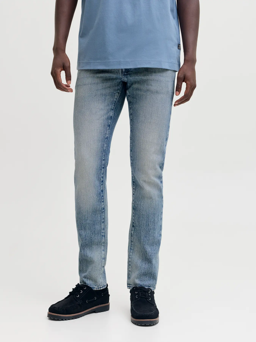 Tejano 5 bolsillos con efecto desgastado Jack & Jones Blue Denim