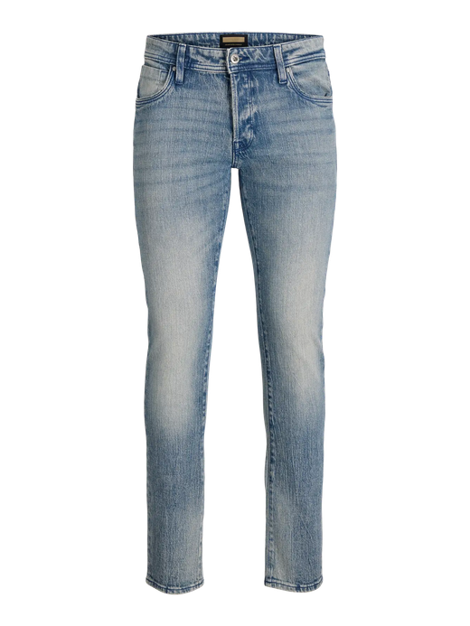 Tejano 5 bolsillos con efecto desgastado Jack & Jones Blue Denim