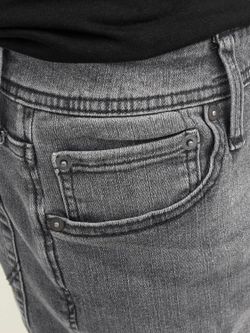 Tejano 5 bolsillos de aspecto desgastado Jack & Jones Black Denim