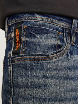 Tejano 5 bolsillos de aspecto desgastado Jack & Jones Blue Denim