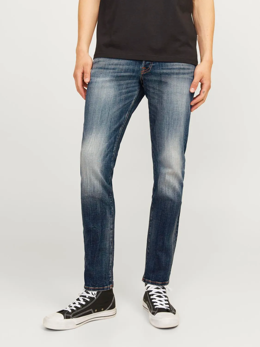 Tejano 5 bolsillos de aspecto desgastado Jack & Jones Blue Denim