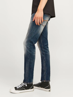 Tejano 5 bolsillos de aspecto desgastado Jack & Jones Blue Denim