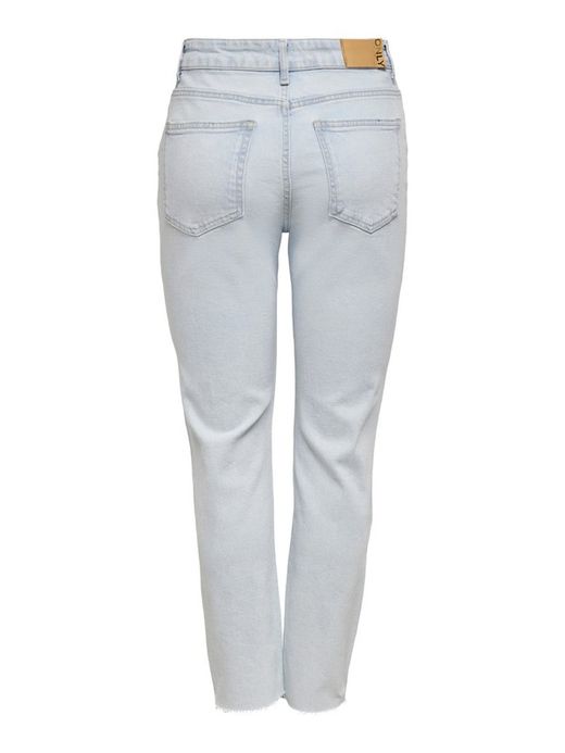 Tejano 5 bolsillos de cintura alta Only Light Blue Den