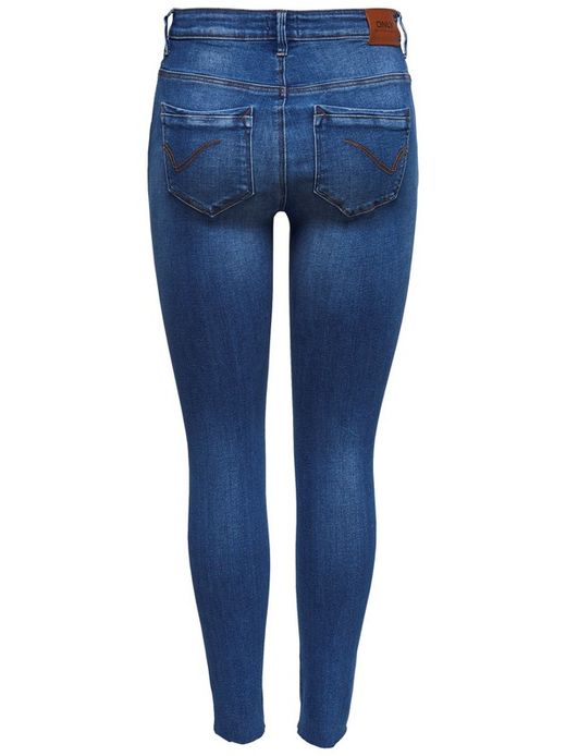 Denim 5 pockets worn high waist Only Medium Blue