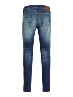 Tejano 5 bolsillos desgastado y con rotos reparados Jack & Jones Blue Denim