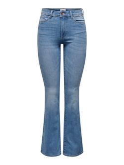 Tejano 5 bolsillos elástico acampanado Only Light Blue Den