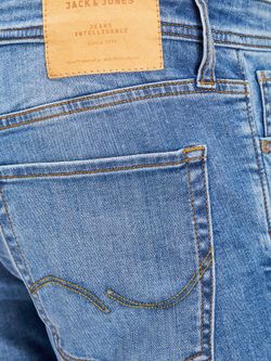 Jack & Jones Blue Denim Slim Fit 5 Pocket Denim