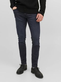 Tejano 5 bolsillos elástico azul oscuro Jack & Jones Blue Denim