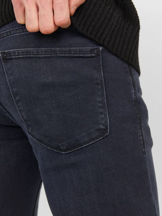 Tejano 5 bolsillos elástico azul oscuro Jack & Jones Blue Denim