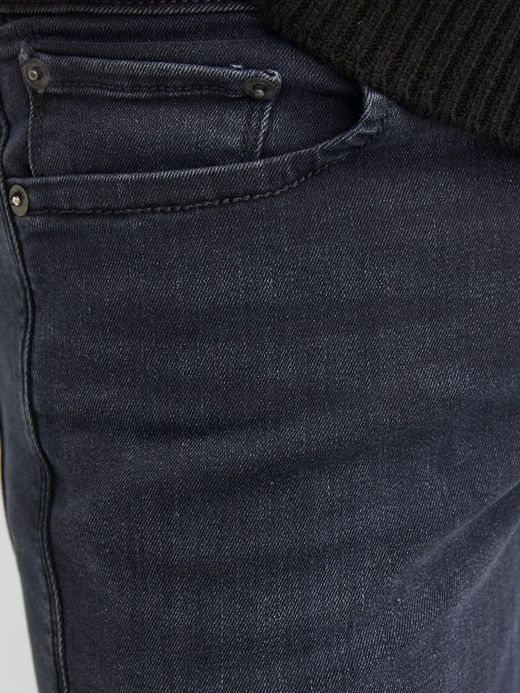 Tejano 5 bolsillos elástico azul oscuro Jack & Jones Blue Denim