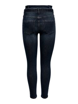 Tejano 5 bolsillos elástico con cinturón Only Blue Black