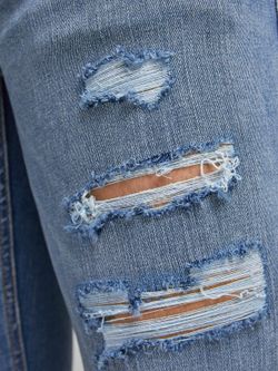 Tejano 5 bolsillos elástico con rotos Jack & Jones Blue Denim