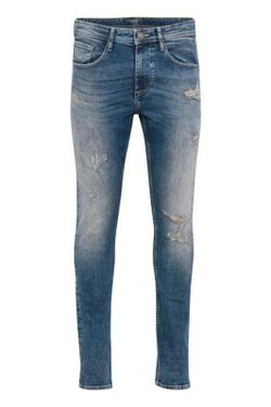 Jeans 5 poches élastiqué avec déchiré Blend Of America Denim Bleu moyen