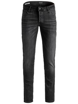 Jean en denim usé à 5 poches Jack & Jones Black Denim