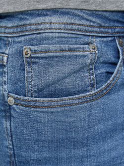 Tejano 5 bolsillos elástico desgastado Jack & Jones Blue Denim