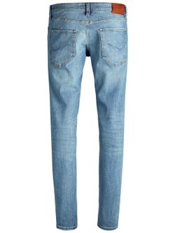 Tejano 5 bolsillos elástico desgastado Jack & Jones Blue Denim