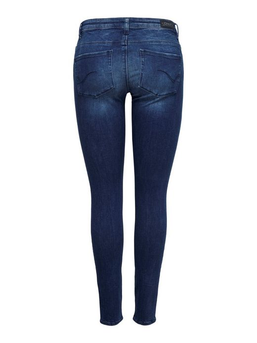 Tejano 5 bolsillos elástico desgastado Only Dark Blue