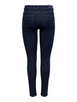 Tejano 5 bolsillos elástico desgastado Only Dark Blue