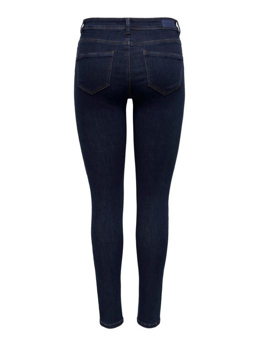 Tejano 5 bolsillos elástico desgastado Only Dark Blue