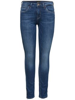 Tejano 5 bolsillos elástico desgastado Only Medium Blue