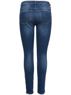 Tejano 5 bolsillos elástico desgastado Only Medium Blue