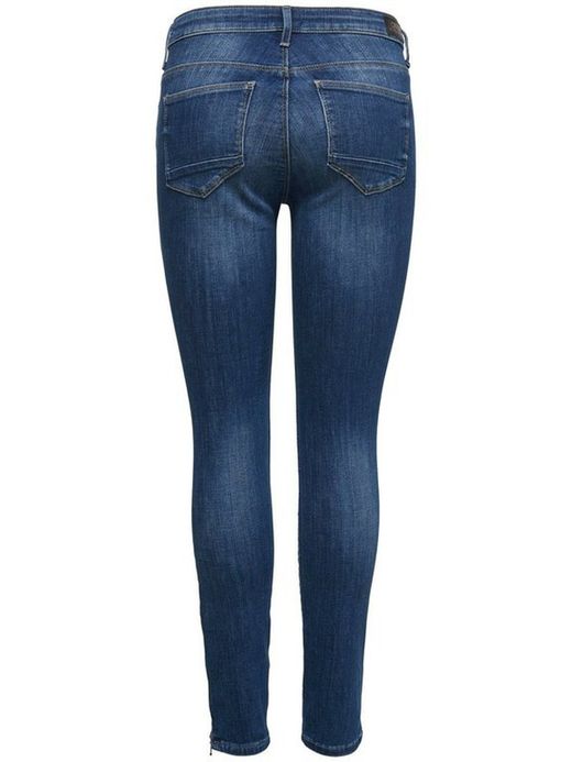 Tejano 5 bolsillos elástico desgastado Only Medium Blue
