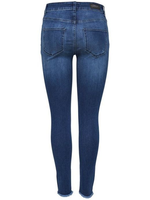Tejano 5 bolsillos elástico desgastado Only Medium Blue