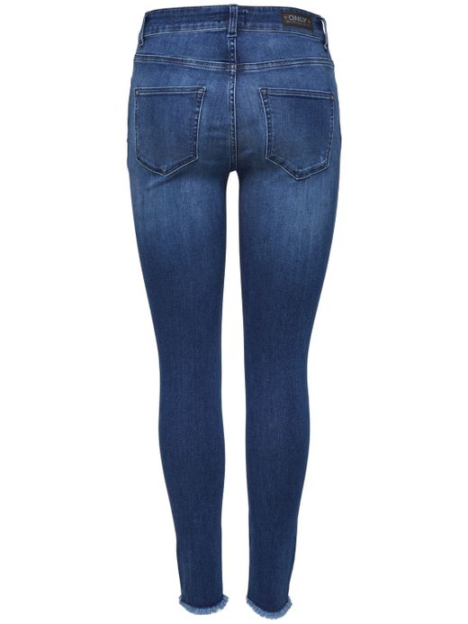 Worn 5-pocket stretch denim Only Medium Blue