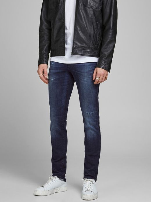 Tejano 5 bolsillos elástico Jack & Jones Blue Denim