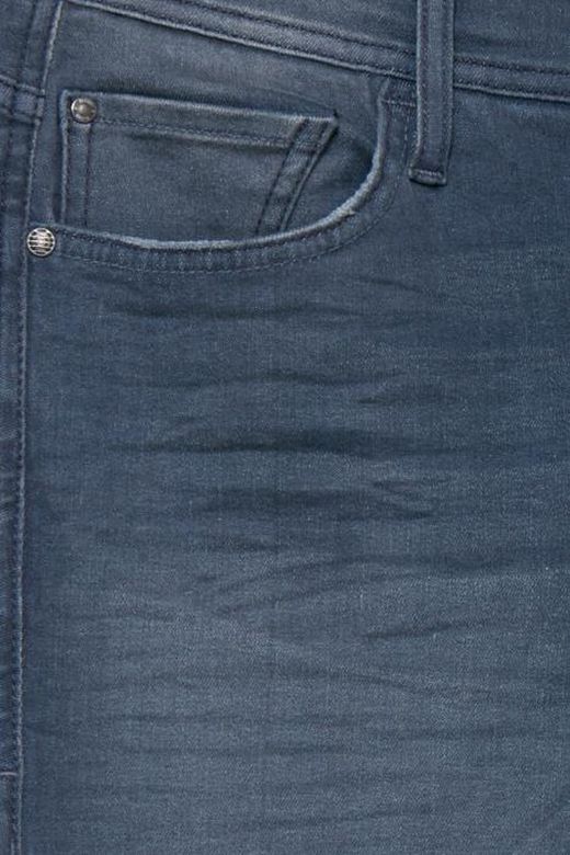Blue Denim Darkblue Distressed 5 Pocket Dark Distressed Jeans