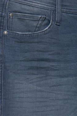 Blue Denim Darkblue Distressed 5 Pocket Dark Distressed Jeans