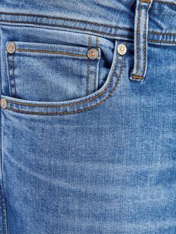 Jack & Jones Blue Denim jeans skinny de 5 bolsos