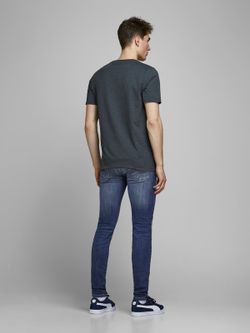 Jeans skinny a 5 tasche in denim blu Jack & Jones