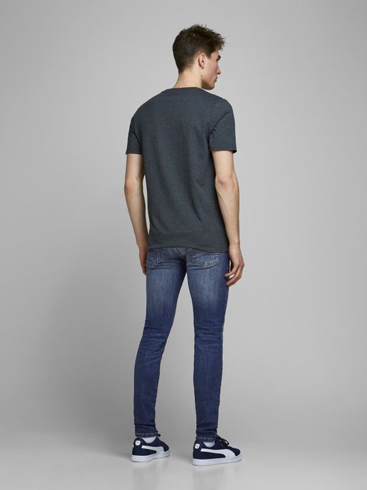 Jean skinny 5 poches bleu denim Jack & Jones