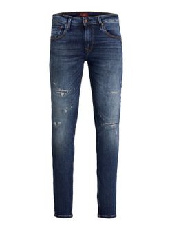 Tejano 5 bolsillos elástico "skinny" Jack & Jones Blue Denim