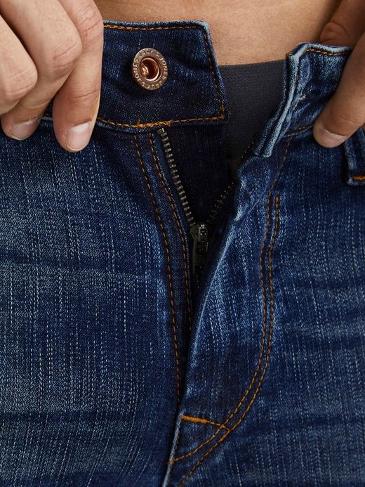 Tejano 5 bolsillos elástico "skinny" Jack & Jones Blue Denim